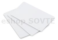 Biela plastová karta CR-80 82289