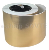 3/6" DTM Metallic Gold Brushed 4,80" (122mm), 47m